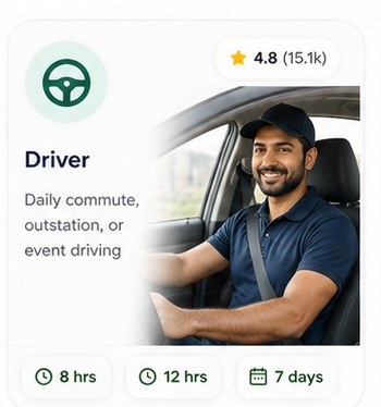 Hire a verified driver in Gurgaon