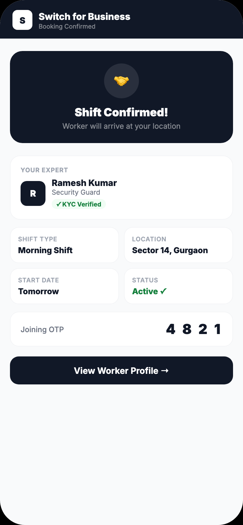 Switch app preview