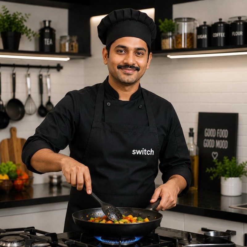 Hire verified cook / chef in Gurgaon — Kitchen production for cafés, messes & catering
